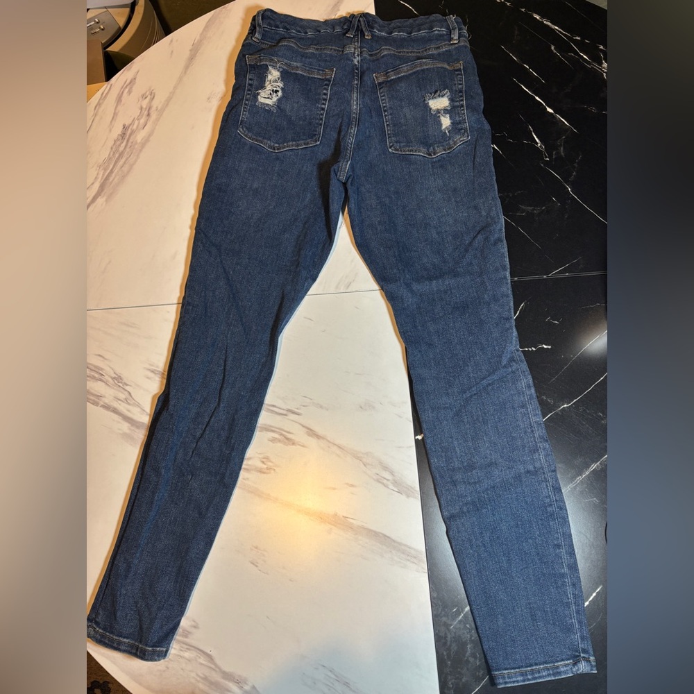 Good American Blue Skinny Jeans Blue265